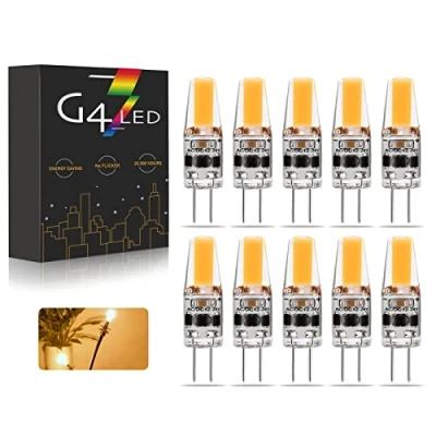 Bild av G4 LED lampor, AC/DC 12 24V 3W Dimbara Bulb Varmvit 3000K 270LM, ersättning för 20W 30W halogenlampor, inget flimmer, 10 st