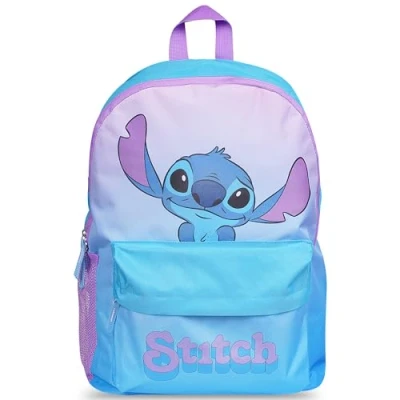 Bild av STITCH Disney Lilo Barnryggsäck Primary Girl skolväska presentidé för flickor, Färg: blå, 40x32x15