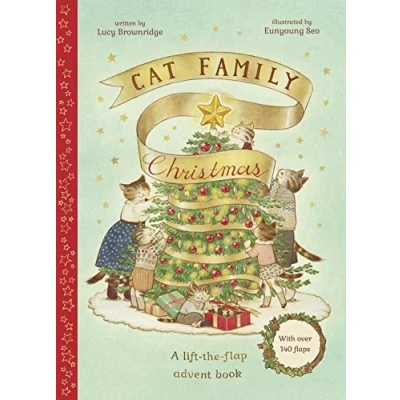 Bild av Cat Family Christmas: An Advent Lift the Flap Book /anglais: (with over 140 flaps)