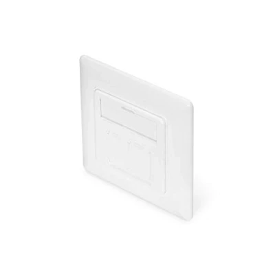 Bild av DIGITUS kopplingsdosa för Keystone modul 2 portar 45 vinklad designbar med dammskydd vit