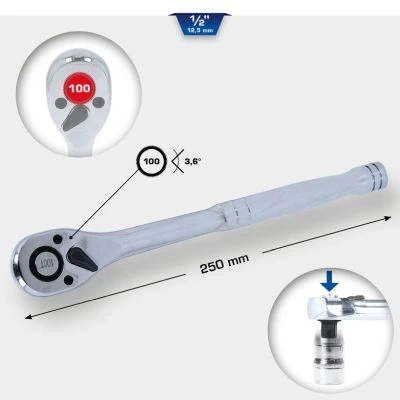 Bild av KS TOOLS BT022995 Cliquet 12,5 (1/2&quot;)