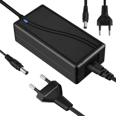 Bild av Strömförsörjning 12 V 6 A AC DC adapter: 72 W LED transformator för ljusremsor, bildskärmar, TV apparater, förstärkare, kamerasystem, eurouttag 5,5 x 2,5/2,1 mm