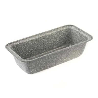 Bild av Salter BW02776G 27 cm marblestone brödbakform kålstål non stick beläggning brödform, lätt att rengöra loaf tin, liten ugnssäker upp till 220 grader, brödform/loaf tin