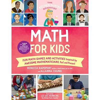 Bild av the Kitchen Pantry Scientist Math for Kids: Fun Games and Activities Inspired by Awesome Mathematicians, Past Present; with 20+ Illustrated ... from Around World: Volume 4