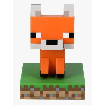 Bild av Paladone Minecraft, officiellt licensierad räv fristående skrivbord, spelrumsdekor och varor för pojkar flickor, nattljus, presenttillbehör lekrum sovrum