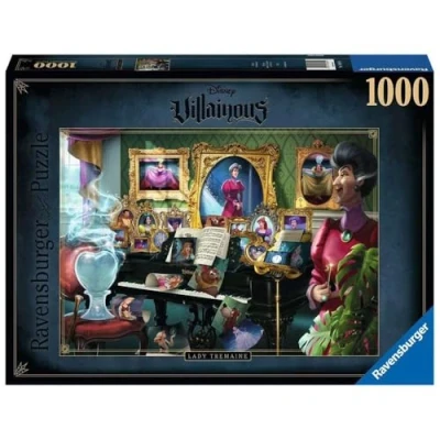 Bild av Ravensburger Disney Villainous: Lady Tremaine pussel 1 000 delars utmaning för vuxna Unik Softclick teknik livliga, bländfria bitar Perfekt present till pusselentusiaster