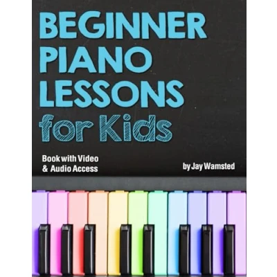 Bild av Beginner Piano Lessons for Kids Book: with Online Video &amp; Audio Access