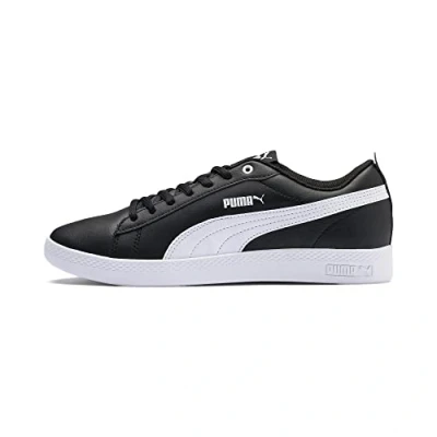Bild av Puma Smash Wns V2 L dam Sneaker, Svart Vit, 38 EU