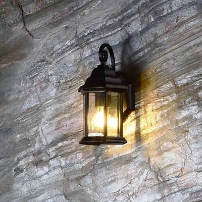 Bild av Deko Light Utomhusvägglampa Saiph, E27, svart