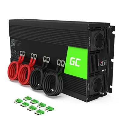 Bild av Green Cell® 2000W/4000W 24V till 230V Ren Sinusvåg Volt Spänningsomvandlare strömomvandlare effektomvandlare Pure Power Inverter DC AC växelriktare effektinverterare Inverterare Bil omvandlare