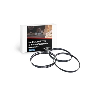 Bild av 3 delat set träbandsågblad 1712 x 6 0,65 mm ZpZ träsågband sågband passar till exempel Metabo BAS 260 Swift och Elektra Beckum 250 G