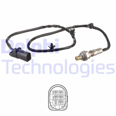 Bild av DELPHI ES21289 12B1 Sonde lambda à large bande, chauffé OPEL: Corsa D 3/5 portes