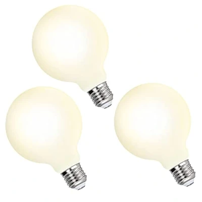 Bild av ENUOTEK E27 LED Lampor, 6W 680Lm Varmvit 3000K, G95 Diameter 95mm Stor Globen Lampan, Energisparande Glödlampor med Edison skruv, Ersätter 60W Glödlampor, Inte Dimbar Förpackning 3 st