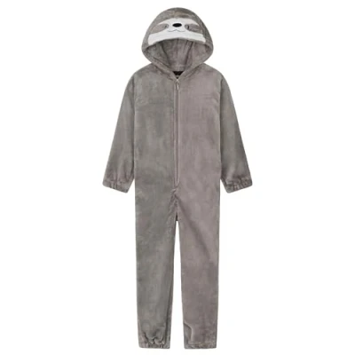 Bild av CityComfort Jumpsuit för barn, onepiece, fleeceoverall, onesie, flickor och pojkar, 4 14 år, 11 12 år