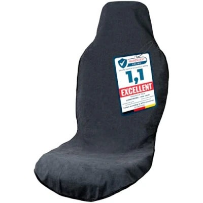 Bild av LIONSTRONG® bilsätesskydd framsäte universellt kompatibelt [vattentät] bilstolsskydd framsäten sittskydd bilsäte verkstadsskydd Mikrofiber