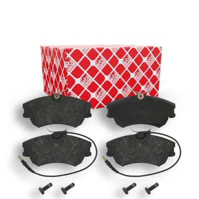 Bild av FEBI BILSTEIN 16543 Jeu de plaquettes frein Essieu avant contact signal d&#039;usure inclus avec kit vis RENAULT: ESPACE 3