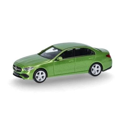Bild av Herpa 430913 003 H0 Personbilsmodell Mercedes Benz C Class limousine, grönt ljus