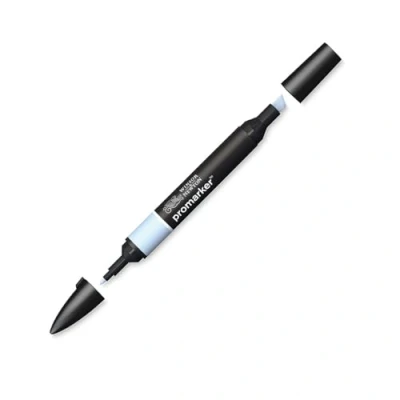 Bild av Winsor &amp; Newton &quot; ProMarker 0203366 professionell layoutmärkpenna 2 spetsar, fin och bred för ritningar, design layouter puderblå