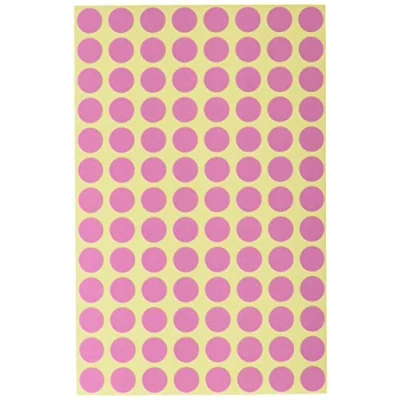 Bild av AVERY Zweckform 3111 självhäftande markeringspunkter, rosé (Ø 8 mm; 416 prickar på 4 ark; runda klistermärken för kalender, planerare och pyssel) papper, matt