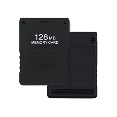 Bild av Mcbazel 128MB minneskort PS2 spelminneskort Höghastighetsbackup Tillbehör PlayStation 2 spelkompatibelt