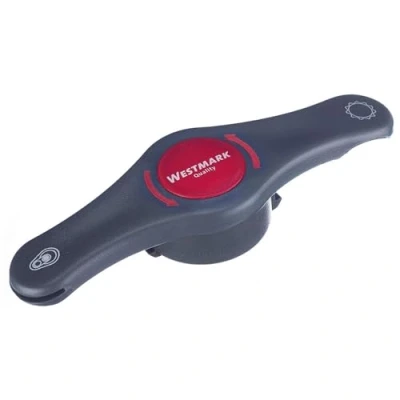 Bild av Westmark Multiöppnare, flasköppnare, släpper vakuumet i konservburkar, längd: 14,7 cm, Propeller 4 in 1, antracit/röd, 10512280