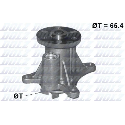 Bild av DOLZ C137 Pompe à eau PEUGEOT: 407 Coupe, Berline, SW, CITROËN: C5 3, III Break, C6 Berline
