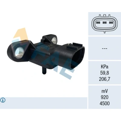 Bild av Sensor, insugstryck, mazda 2, 3, 3 sedan, ZJ20 18 211