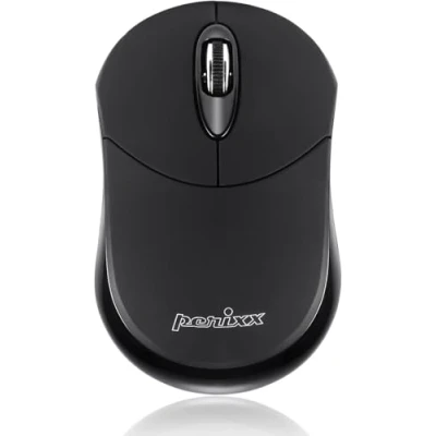 Bild av Perixx Perimice 802 Mini trådlös Bluetooth mus, bärbar liten 3 knappar optisk mus för dator Android surfplatta PC, fungerar utan USB mottagare, svart