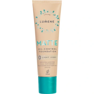 Bild av Lumene Matte Oil Control Foundation SPF20 0 Light Ivory 30 ml