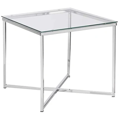 Bild av AC Design Furniture soffbord Gurli, B: 50 T: H: 45 cm, Glas, Klar