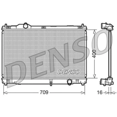 Bild av Kylare, motorkylning DENSO DRM51008