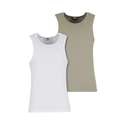 Bild av Urban Classics 2PACK Undertröja, Storlek: XXL, Paleolive white