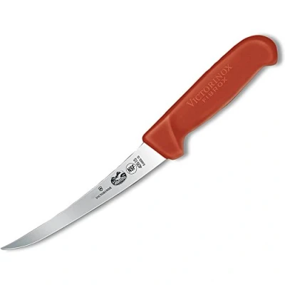 Bild av Victorinox, coltello disossatore da cucina Fibrox, manico ergonomico, 15 cm, rosso