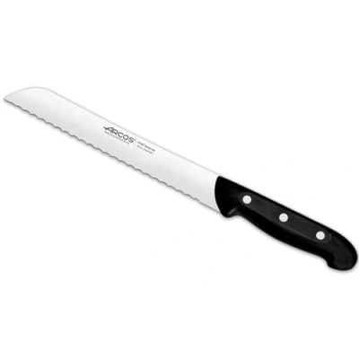Bild av Arcos brödkniv 20 cm nitrum rostfritt stål och 210 mm blad, få en stor mängd olika skärningar för din mat, idealisk kniv daglig hushållsbruk, serie mala, färg svart