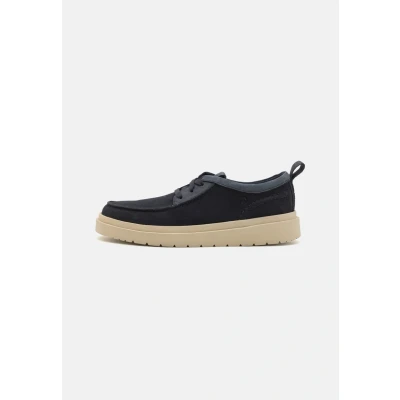 Bild av Clarks Polden Sportiga snörskor, Storlek: 44.5, Navy Mocka