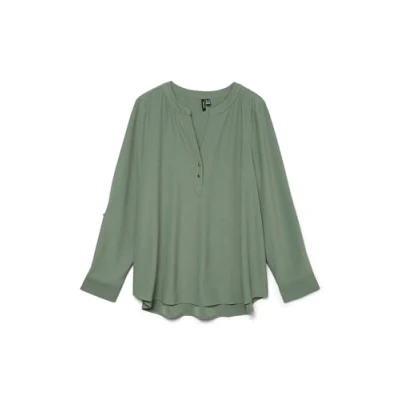 Bild av Vero Moda Vmani LS NOOS Blus, Storlek: XS, Laurel wreath