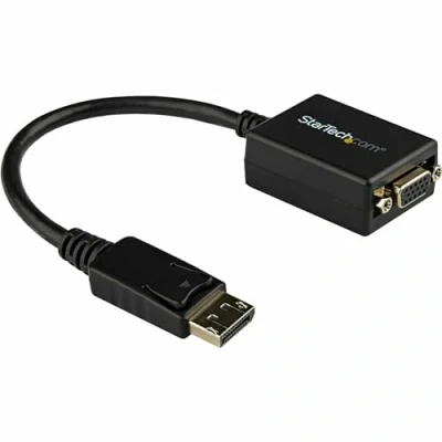 Bild av StarTech.com DisplayPort till VGA videoadapter standard 8 tum svart