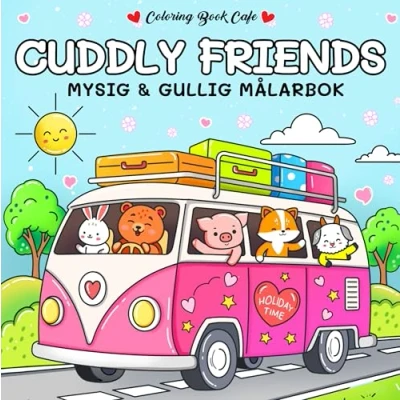 Bild av Cozy Cuddly Friends Målarbok