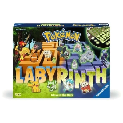 Bild av Ravensburger 22705 Pokémon Labyrinth Glow in the Dark Schiebespaß mit den beliebtesten für 2 6 Personen ab 7 Jahren: Im Hellen und Dunkeln spielbar