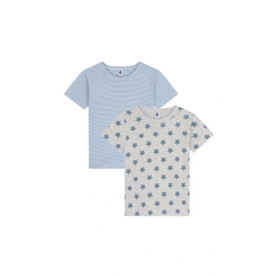 Bild av Petit Bateau Stjärntryck kortärmad t shirt i bomull för barn, Variant 1, 10 �r