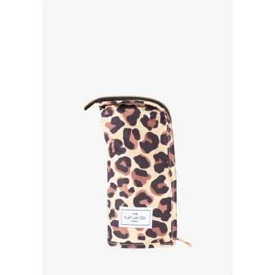 Bild av THE FLAT LAY CO. Standing Brush CASE Sminktillbehör, Storlek: One Size, Leopard print