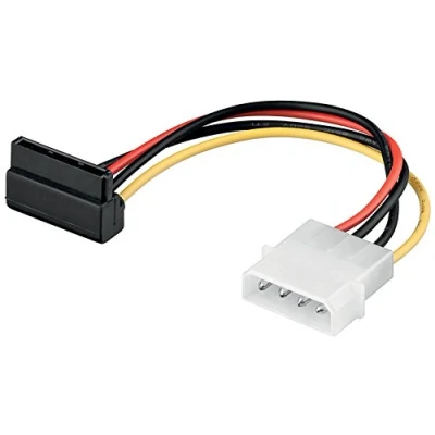 Bild av Goobay 93030 PC Y strömkabel/adapter, 5,25 tum hane till 2x SATA 90