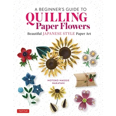 Bild av A Beginner&#039;s Guide to Quilling Paper Flowers: Beautiful Japanese Style Art