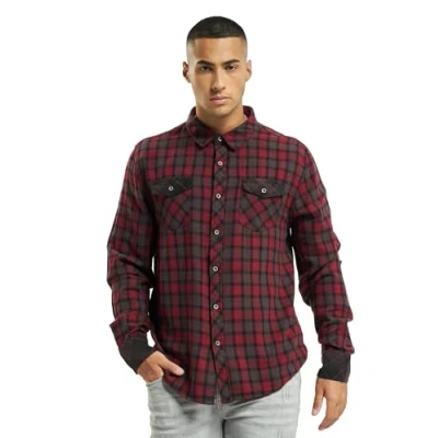 Bild av Brandit Checkshirt Duncan, Rödbrun, 5XL