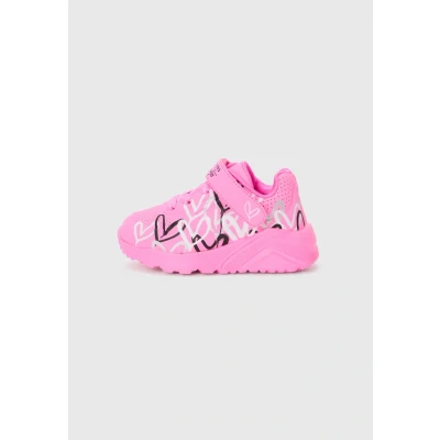 Bild av Skechers UNO LITE Sneakers Hot pink synthetic/multicoloured för barn, Storlek: 21, synthetic/multi/coloured Förstklassig skinnimitation