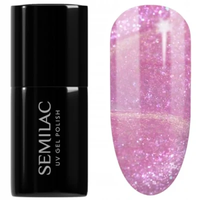 Bild av Semilac UV nagellack Hybrid 498 Primavera rosa 7 ml