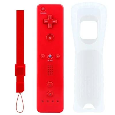 Bild av OSTENT Motion Sensor Bluetooth Wireless Remote Controller Compatible for Nintendo Wii Console Game Color Red