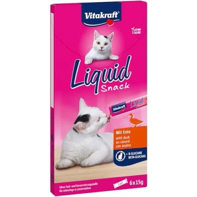 Bild av Vitakraft Liquid Snack med anka + beta glucans för katter