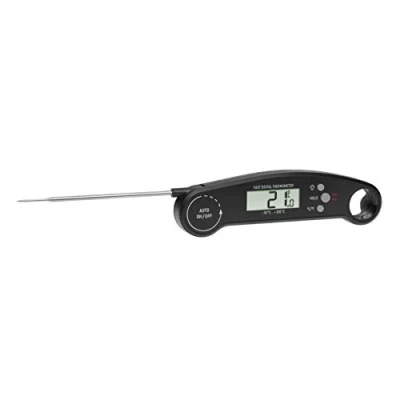 Bild av TFA Dostmann digital Matlagningstermometer köttermometer, 30.1061.01, ihopfällbar termometer, med flasköppnare och magnetisk hållare