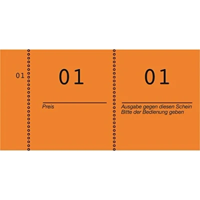 Bild av Avery Zweckform Biljettblock 100 ark numrerad (paket om 10)